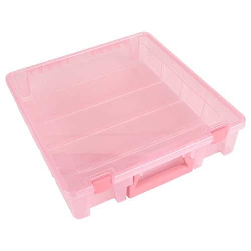 ArtBin Super Satchel 1-Compartment Craft Storage Box, Aqua - color: Blush