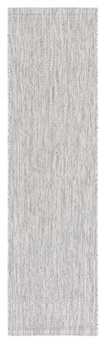 SAFAVIEH Courtyard Outdoor Runner Rug 2'3"x10', Modern Grey CY8520-36811 - color: Grey, size: 2'3" x 10' (Runner)