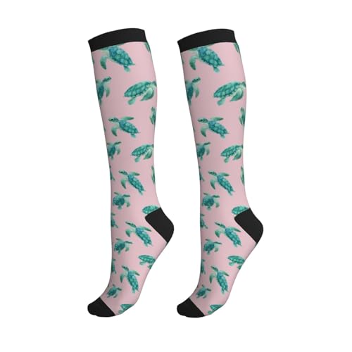 Graduated Compression Socks Knee High For Women Men Athletic - color: 1