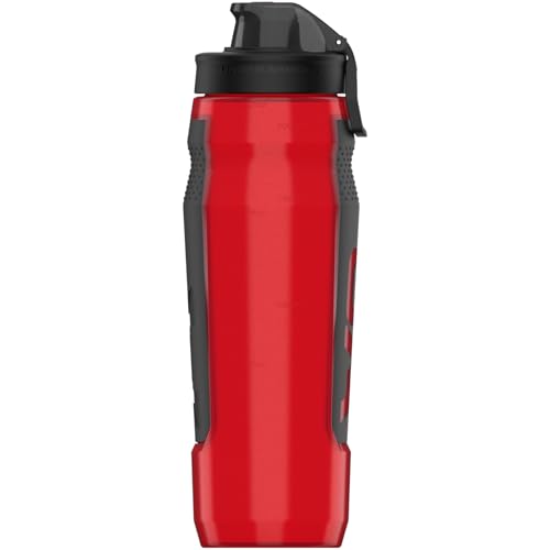 Under Armour 32oz Playmaker Squeeze Water Bottle - color: Red