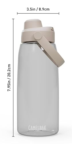 CamelBak Thrive Chug Water Bottle, High Flow Lid Design for Quick Everyday Hydration and Active Use, 32oz, Clear - color: Clear, size: 32 Ounces