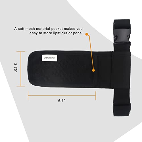 Massage Oil Holster, Adjustable and Durable Massage Holster, Bag only, Bottle not Included - color: Black
