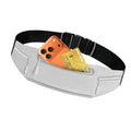 Slim Running Belt for Women Men,Phone Holder Waist Pack,Runners Fanny Pack - color: Drak Gray