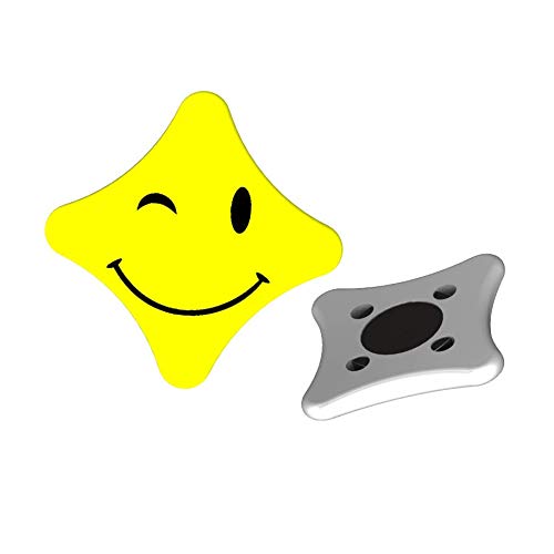 Magnetic RaceBib Fixing System - color: 4 SMILES, size: Small