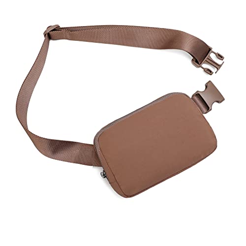 Fanny Belt Bag Waist Pack Crossbody Bags Bum Bag for Running Hiking Travel Workout Adjustable Strap for Women-brown - color: brown