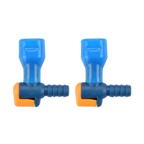 J.CARP ON-Off Switch Bite Valve Tube Nozzle Replacement for Hydration Pack Bladder - color: 90 Degree, Pack of 2