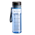 Clear Water Bottle with Measurements, 28 oz Wide-Mouth Plastic