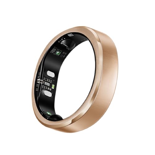 RingConn Gen 3 Smart Ring - Vascular Trends(Size 6, Brushed Rose Gold) - color: Brushed Rose Gold, size: 6