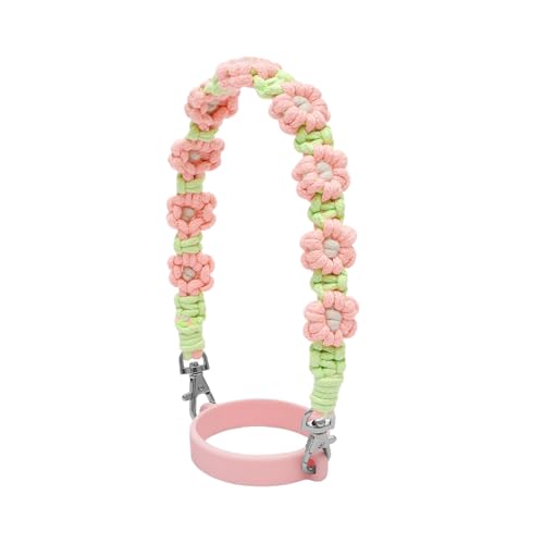 Outman Sport Water Bottle Handle Strap Holder Sling Cup Handle - color: Daisy Pink