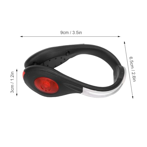 LED Shoes Clip Lights, USB Charging Clip On Shoe Lights, Safety Night Running Gear for Walking Jogging Biking Cycling Biking Accessories - color: Red