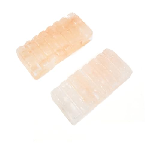 2 Pcs Himalayan Salt Foot Rasp Foot File Hot Massage Stones Cold Stones Set Warm Rocks Kit for Facial SPA - size: FOOT SHAPE