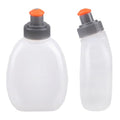 TRIWONDER Running Water Bottle Handheld Plastic Flask Hydration Vest Packs Waist Belt Replacement for Runners Marathon Cycling Hiking - color: 01 Water Bottles - 170ml/5.7oz - 2 Packs