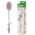 Haakaa Food-Grade Silicone Double-Ended Cleaning Brush (Brush-Blush) - color: Brush-blush