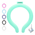 Neck Cooling Tube with Insulated Bag, Reusable PCM Ice Ring, Neck Cooler - color: Green