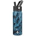 BJPKPK 22oz Insulated Water Bottle with Straw Lid, Stainless Steel Bottle - color: Ocean, size: 22 Ounces