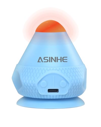 Mini Heated Massage Ball with Vibration and Suction Base