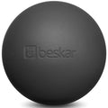 BESKAR Foot Massage Roller Black & Massage Lacrosse Ball Black