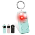 Personal Safety Alarm for Women, Rechargeable 150dB Keychain Alarm with Strobe Light and Pull Pin, Emergency Alarm for College Students, Travel, Walking, Campus Safety and Gift Giving - color: Cyan