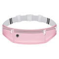 Running Belt Water Bottle Holder Phone Waist Pack Hydration Bag - color: Pink