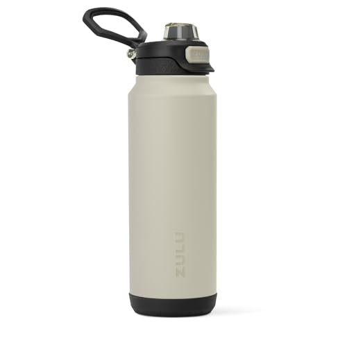 ZULU Powerfill Pro 32oz Stainless Steel Sip or Chug Water Bottle, Ash - color: Ash, style: 32oz