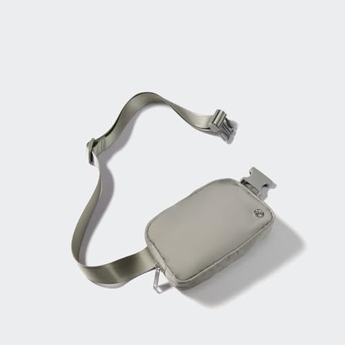 Pander Crossbody Belt Bag for Women and Men, Travel and Everyday Use - color: Grey Sage