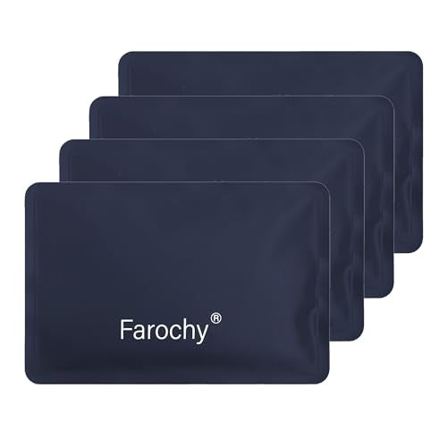 Reusable Ice Packs for Lunch Boxes, 4Pcs Soft Ice Packs for Cooler Gel Pack - color: Navy