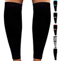 SB SOX Compression Calf Sleeves (20-30mmHg) - color: Solid Black, size: Small