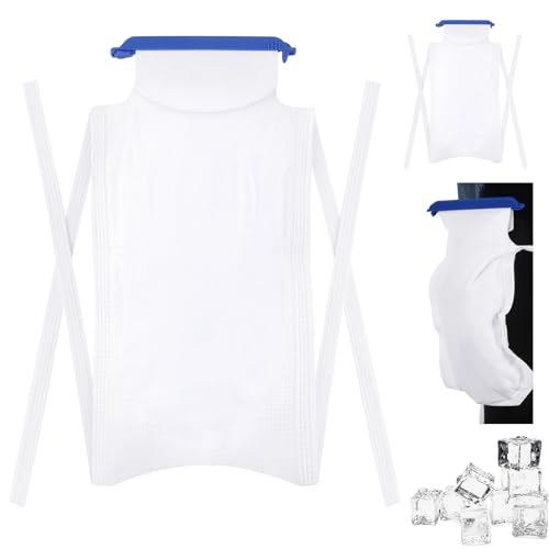 Syhood 12 Pcs Refillable Ice Bags for Injuries, 7x14 Inch Ice Pack