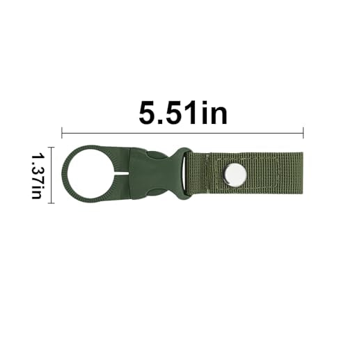 2PCS Portable Water Bottle Holder Convenient Water Bottle Clip for Easy Hydration During Outdoor Activities, Military Green - color: Military Green