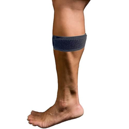 Elastic Calf Shin Compression Support Strap Band for Lower Leg Pain Relief, Running, Basketball, Football, Volleyball, Weightlifting, Adjustable