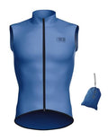 LAMEDA Cycling Jacket for Men Women, Windproof Lightweight Packable Cycling Windbreaker Bicycle Clothing Jacket - color: Haze Blue-plus, size: Small
