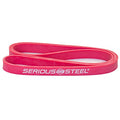 Serious Steel Fitness 32" Resistance Training Bands (Portable Exercise Band System Training Bands- Great for Individuals Under 5'10") - color: #2 Red (10-50 lbs.)