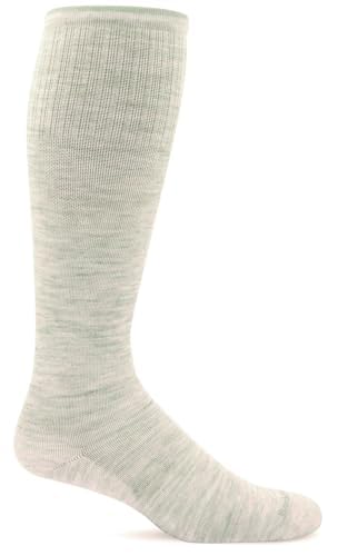 Sockwell Men's Circulator Moderate Graduated Compression Sock - color: Solid Barley, size: Medium-Large
