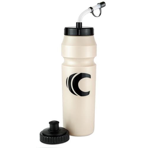 Cannon Sports 1 Liter Sports Water Bottle, 2 Lids, BPA-Free (Natural) - color: Natural