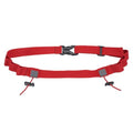 Bib Belt, Race Belt Triathlon Running Number Holder Elastic Comfortable with 6 Gel Loops, Sport Race Bib Holder 1Pcs, Red for Runners/Marathon/Cycling - color: Red