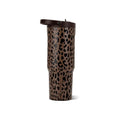 HydroJug Sport 32 oz Insulated Stainless Steel Water Bottle, Brown Leopard - color: Brown Leopard, size: 32 Ounces