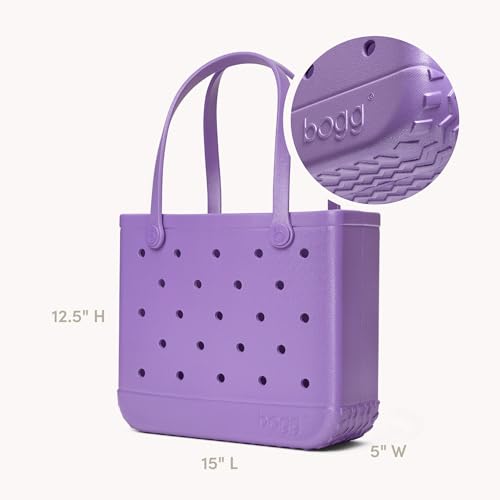 BOGG BAG Medium Tote – 15” x 12.5” x 5” – Essential Bags for Beach, Pool, Boat, Sports, Tailgating, Cruise, Travel - color: Mermazing Shimmer