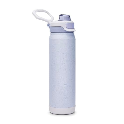 ZULU Powerfill Pro 24oz Stainless Steel Sip or Chug Water Bottle, Glacier - color: Glacier Drift, style: 24oz