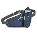 HOTEMIA Fanny Pack with Water Bottle Holder, Hydration Running Belt for Men Women Adjustable Strap Waist Bag Suitable for Hiking Running Walking Jogging Camping (Bottle Not Included) (Dark Grey) - color: Dark Grey
