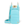 WanderFull Original HydroBag Crossbody Water Bottle Holder with Phone Pocket, Fits Water Bottles up to 32 oz - color: Aquamarine