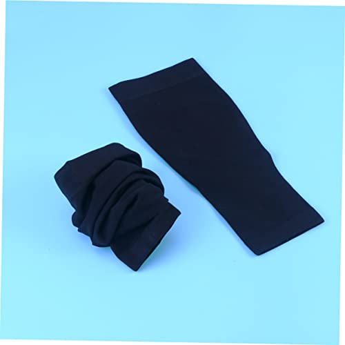 Compression Stockings Mmhg Open Toe Calf Compression Sleeve for Varicose Veins Swelling Relief Edema Support Breathable Comfortable Fit Black