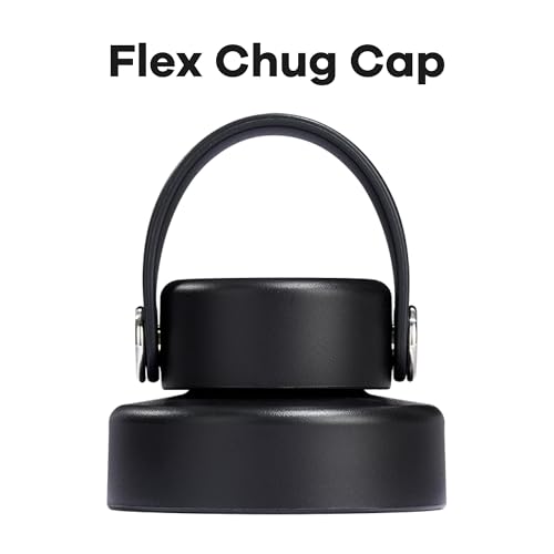 Hydro Flask Lid – Chug Cap Replacement Lid for Wide Mouth Water Bottles Black - color: Black, style: Chug Cap