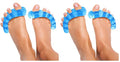 YogaToes® Classic for Women - Small Fits 7 and up Sapphire Blue: Toe Stretcher & Toe Separator. Fight Bunions, Hammer Toes, Foot Pain & More! (Pack of 2) - size: Small (Pack of 2)