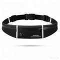SooGree Slim Running Belt Sport Fanny Pack, Reflective Waist Pack, Waterproof Phone Holder, Jogging Pouch for Phone Money, Black - color: Black