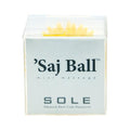 SOLE Premium Foot Care Products Saj Ball - Stocking Stuffer, Spiky Hand & Foot Mini Massager for Focus, Travel, Instant Relaxation - Gift Box, Yellow - color: Yellow