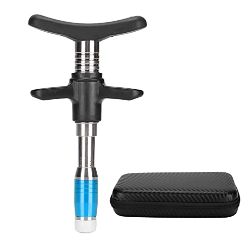 ZJchao Chiropractic Adjustment Tool, 10 Levels Manual Single Head Spinal Massager Hand Back Massage Tool Gun Device Portable Chiropractic Adjustment Tool (Blue)