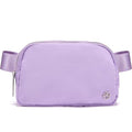 Pander Crossbody Belt Bag for Women and Men, Travel and Everyday Use - color: Lilac Purple
