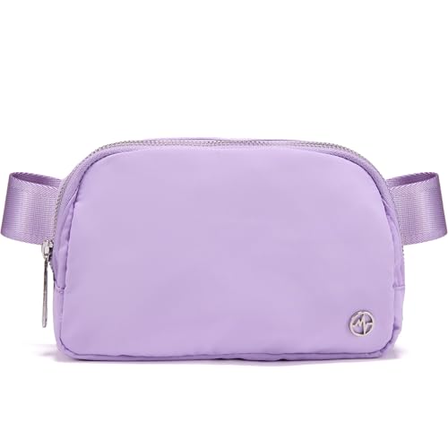 Pander Crossbody Belt Bag for Women and Men, Travel and Everyday Use - color: Lilac Purple
