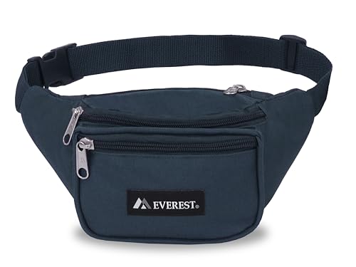 Everest Signature Waist Pack - Medium, Navy, One Size,044MD-NY - color: Navy