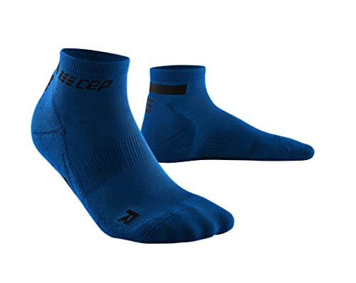 CEP Men's The Run Low Cut Socks 4.0 - Athletic Performance Socks - color: 4.0 - Blue, size: 3